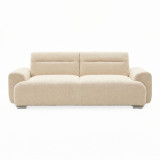 Divan trevendesh Harmonious pakoworld boucle bezhë 223.5x92x81cm