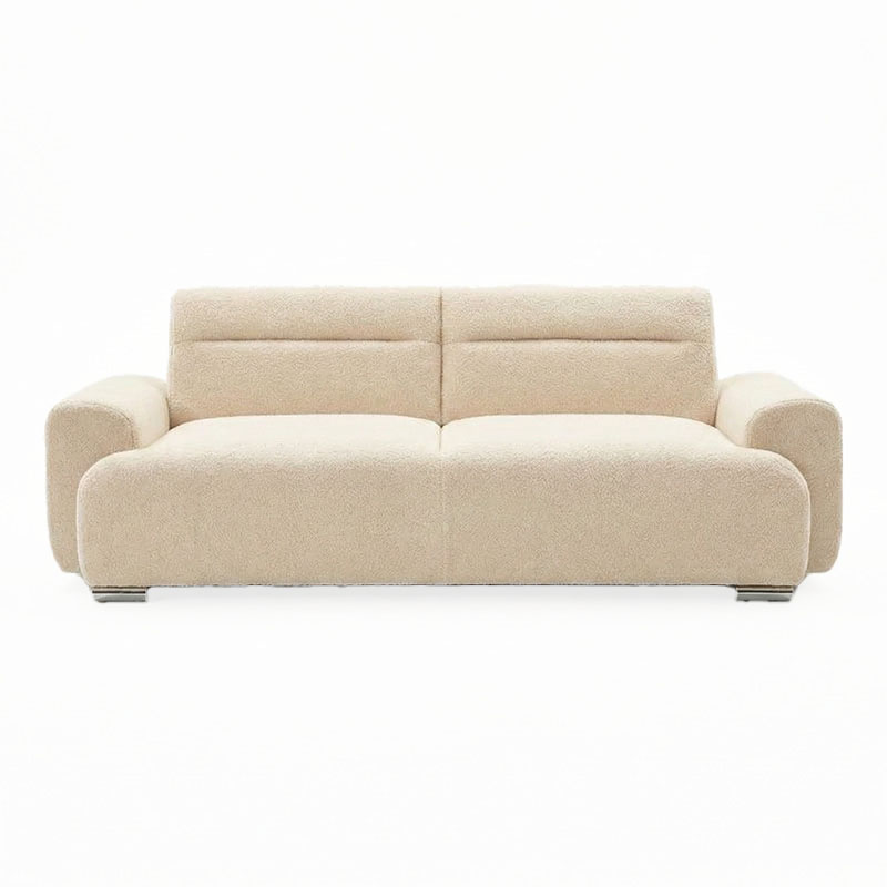 Divan trevendesh Harmonious pakoworld boucle bezhë 223.5x92x81cm