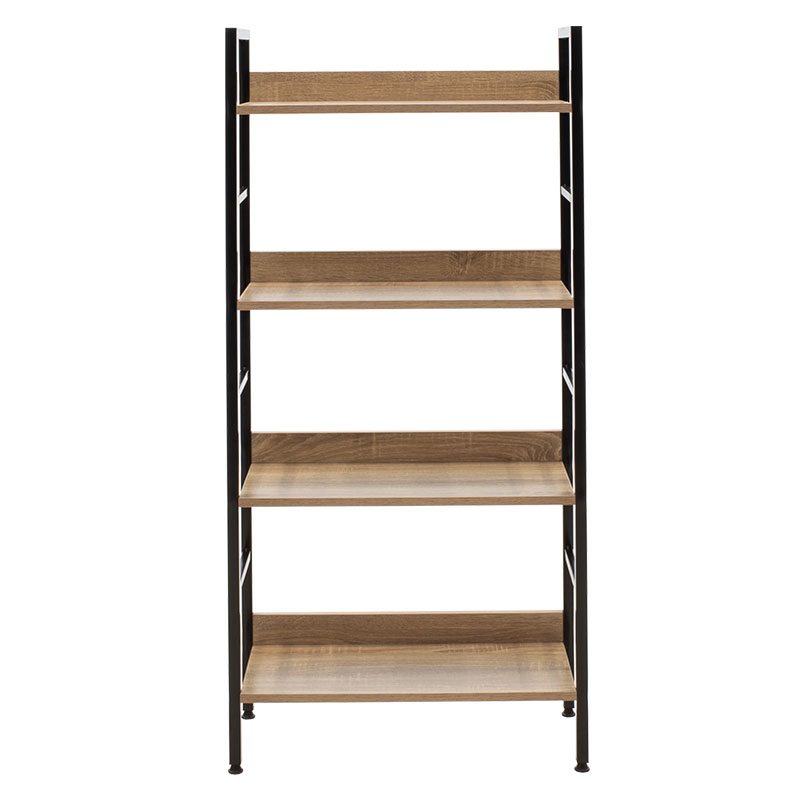 Bibliotekë Ramon pakoworld në natyrale-e zezë 60x28x125,5cm