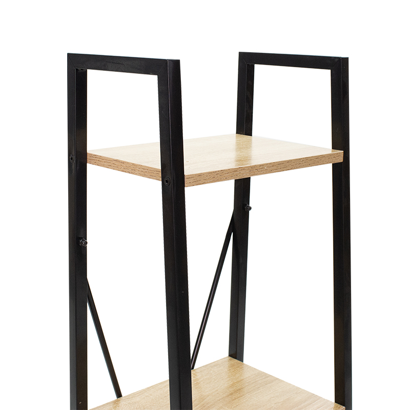 Bibliotekë Ramon pakoworld natyrale-e zezë 34x32,5x148cm