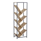 Librari metalike Orunta pakoworld lis-i zi 40x26.5x125cm