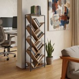 Librari metalike Orunta pakoworld lis-i zi 40x26.5x125cm