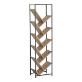 Librari metalike Orunta pakoworld lis-i zi 40x26.5x150cm