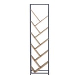 Librari metalike Orunta pakoworld lis-i zi 40x26.5x150cm