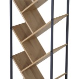 Librari metalike Orunta pakoworld lis-i zi 40x26.5x150cm