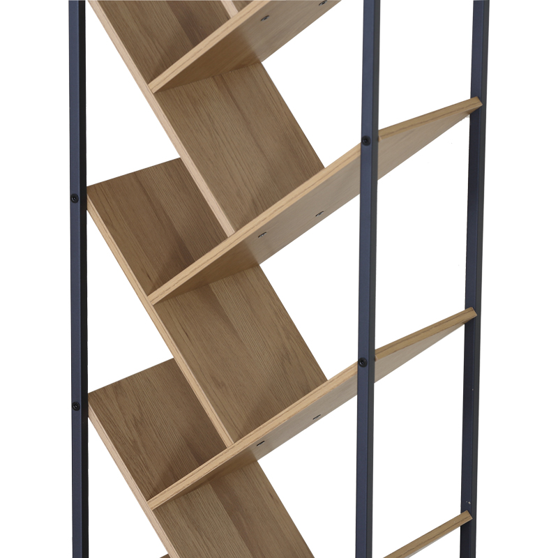 Librari metalike Orunta pakoworld lis-i zi 40x26.5x150cm