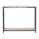 Konsolë Shima pakoworld lis-metal i zi 106x35x81cm