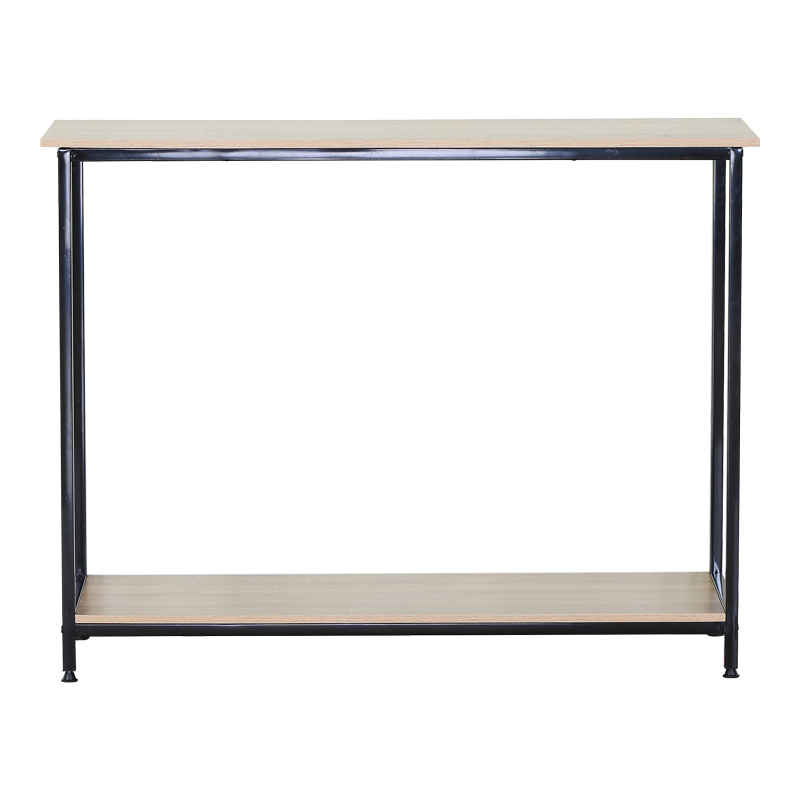 Konsolë Shima pakoworld lis-metal i zi 106x35x81cm