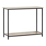 Konsolë Shima pakoworld lis-metal i zi 106x35x81cm