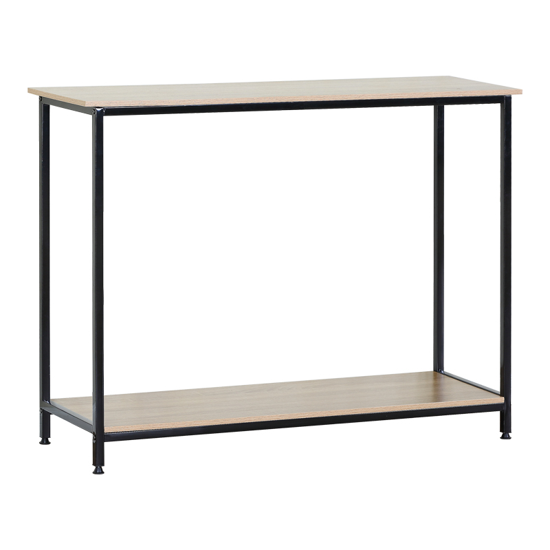Konsolë Shima pakoworld lis-metal i zi 106x35x81cm