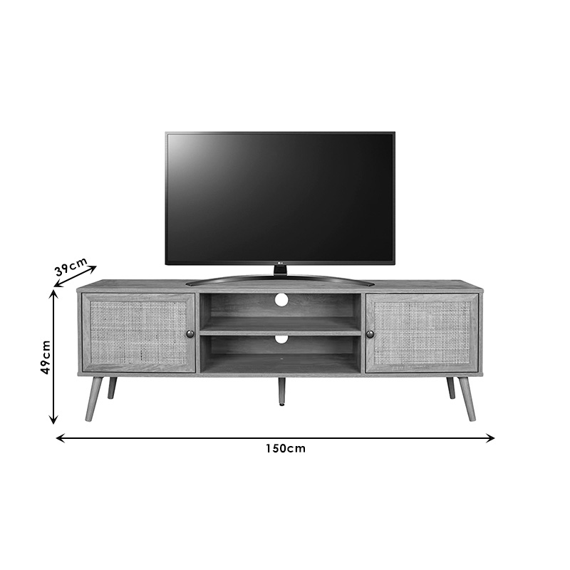 Kabinet TV Oslo pakoworld ngjyrë sonoma 150x39x49cm