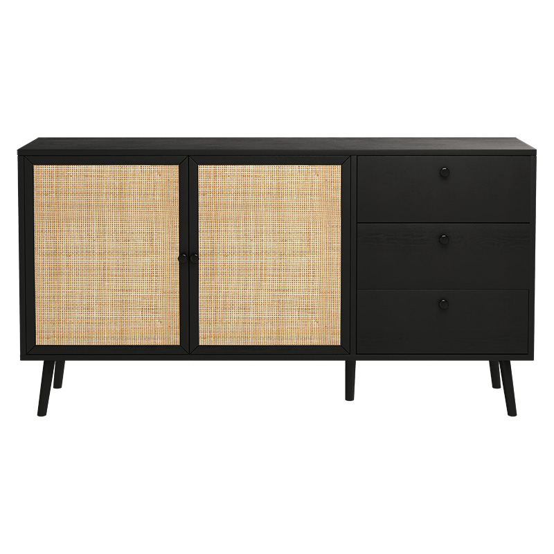 Bufe Oslo pakoworld blacknatural 150x39x79cm