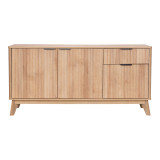 Komodinë Hamea pakoworld mdf në nuancë natyrale 150x39.5x73cm