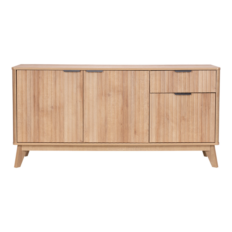 Komodinë Hamea pakoworld mdf në nuancë natyrale 150x39.5x73cm