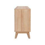 Komodinë Hamea pakoworld mdf në nuancë natyrale 150x39.5x73cm