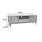 Kabinet TV Hamea pakoworld mdf në nuancë natyrale 145x39.5x49cm