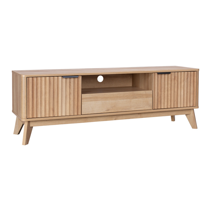 Kabinet TV Hamea pakoworld mdf në nuancë natyrale 145x39.5x49cm