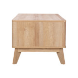 Tavolinë kafeje Hamea pakoworld mdf në nuancë natyrale 110x55.2x45cm