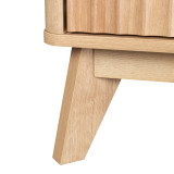 Tavolinë kafeje Hamea pakoworld mdf në nuancë natyrale 110x55.2x45cm