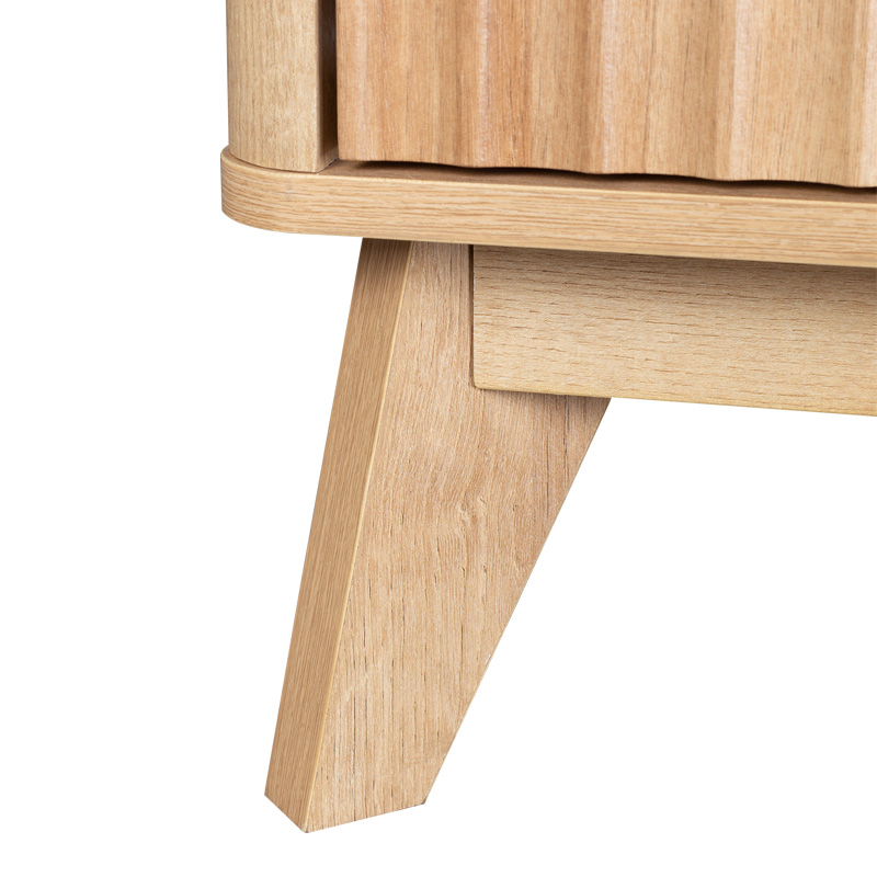 Tavolinë kafeje Hamea pakoworld mdf në nuancë natyrale 110x55.2x45cm