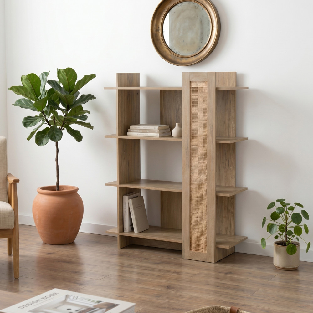 Raft librash Oslo pakoworld sonoma 75x32x95cm