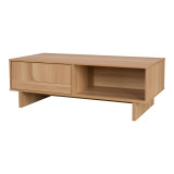 Tavolinë kafeje Jenfia pakoworld mdf në nuancë natyrale 110x55x38.5cm