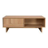 Tavolinë kafeje Jenfia pakoworld mdf në nuancë natyrale 110x55x38.5cm