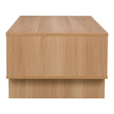 Tavolinë kafeje Jenfia pakoworld mdf në nuancë natyrale 110x55x38.5cm