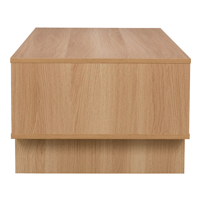 Tavolinë kafeje Jenfia pakoworld mdf në nuancë natyrale 110x55x38.5cm
