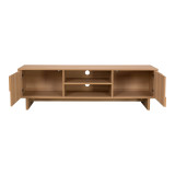 Mbajtëse televizori Jenfia pakoworld mdf në nuancë natyrale 150x39x45.5cm