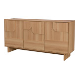 Bufe Jenfia pakoworld mdf në nuancë natyrale 150x39x75.5cm
