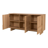Bufe Jenfia pakoworld mdf në nuancë natyrale 150x39x75.5cm