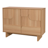 Bufe Jenfia pakoworld mdf në nuancë natyrale 101,2x39x75.5cm