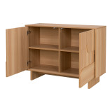 Bufe Jenfia pakoworld mdf në nuancë natyrale 101,2x39x75.5cm