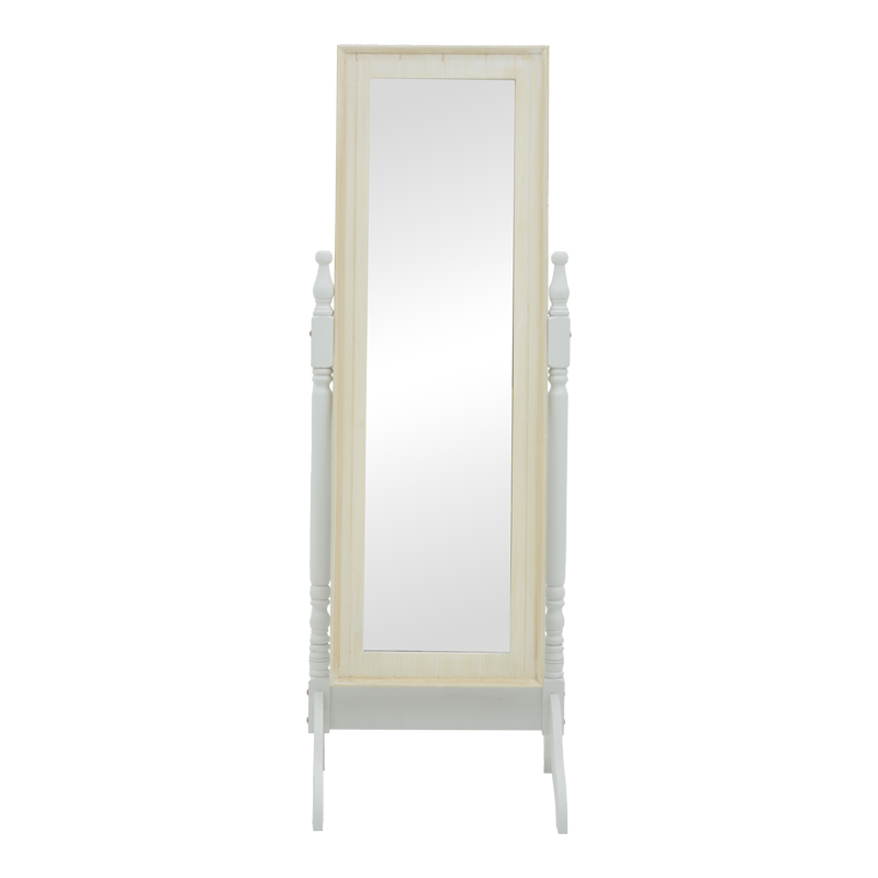Pasqyrë Malone Inart ngjyrë e bardhë antike mdf 55x50x160cm