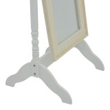 Pasqyrë Malone Inart ngjyrë e bardhë antike mdf 55x50x160cm