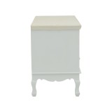 Komodin TV Joliene Inart ngjyrë natyrale-e bardhë antike mdf 100x42x61cm
