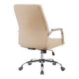 Karrige zyre menaxheri Mido pakoworld pu kapuçino 58x71x100-106cm