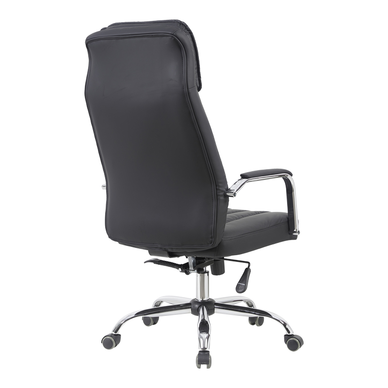 Karrige zyre menaxheri Morales pakoworld pu e zezë 60x70x118-124cm