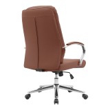 Karrige zyre drejtori Normie pakoworld pu kafe 58x65x103-111cm