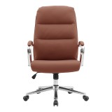 Karrige zyre drejtori Normie pakoworld pu kafe 58x65x103-111cm