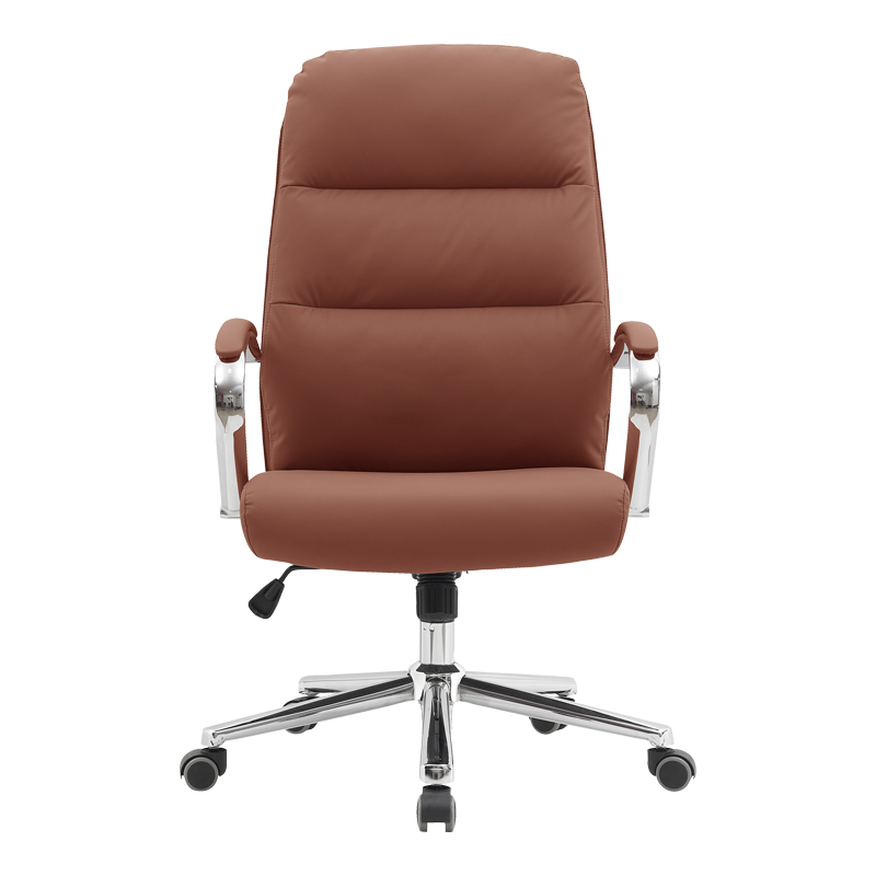 Karrige zyre drejtori Normie pakoworld pu kafe 58x65x103-111cm
