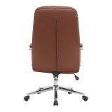 Karrige zyre drejtori Normie pakoworld pu kafe 58x65x103-111cm