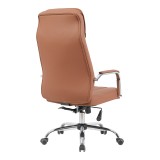 Karrige zyre menaxheri Morales pakoworld pu kafe 60x70x118-124cm