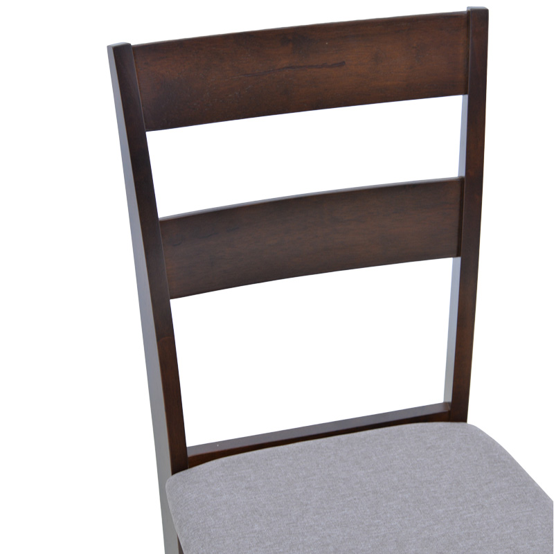 Karrige Dallan pakoworld rubberwood në nuancë arre 40x47.5x89cm