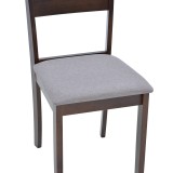 Karrige Dallan pakoworld rubberwood në nuancë arre 40x47.5x89cm