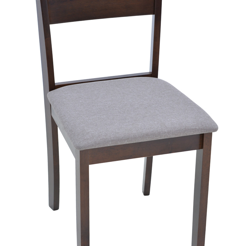 Karrige Dallan pakoworld rubberwood në nuancë arre 40x47.5x89cm