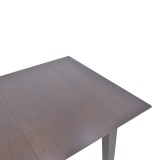 Tavolinë druri e zgjerueshme Mabor pakoworld në ngjyrë arre 120-150x80x73.8cm