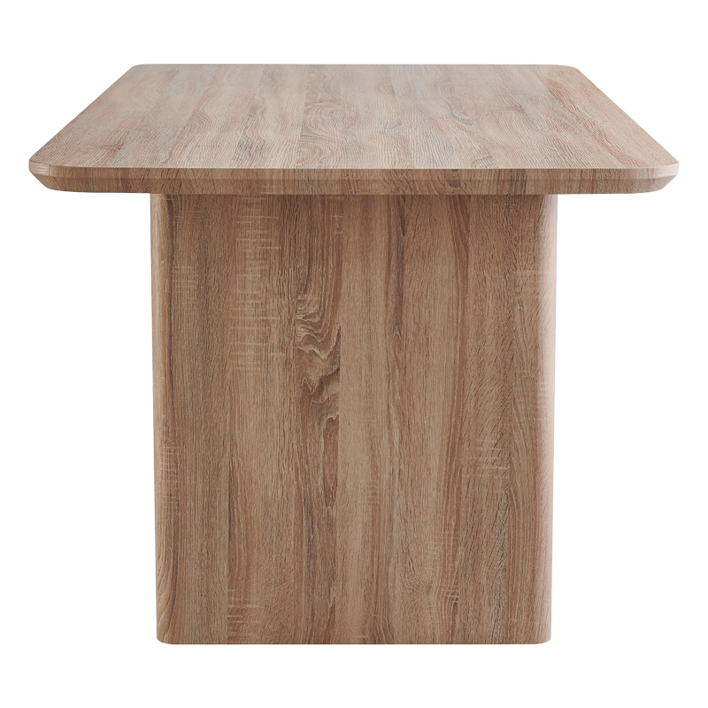 Tavolinë ngrënieje Faghan pakoworld mdf kafe 180x90x76cm