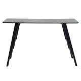 Konsolë Lifo pakoworld MDF çimento gri e errët-e zezë 120x40x75cm